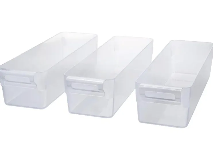 Organizador de nevera sin tapa PP S set de 3
