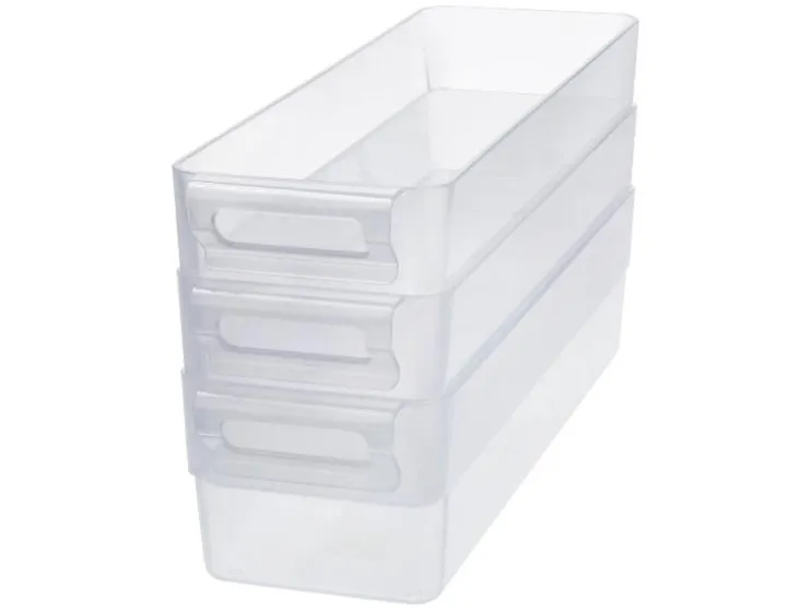 Organizador de nevera sin tapa PP S set de 3