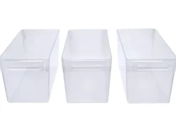 Organizador de nevera sin tapa, juego de 3, 5 L.