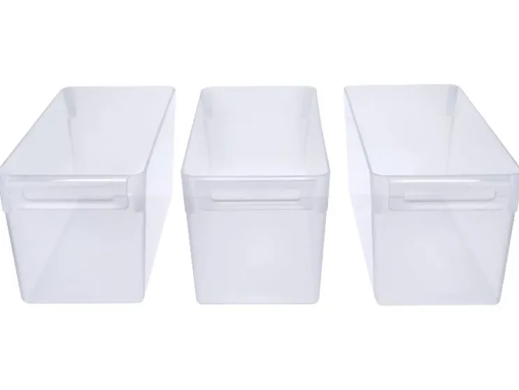 Organizador de nevera sin tapa, juego de 3, 5 L.