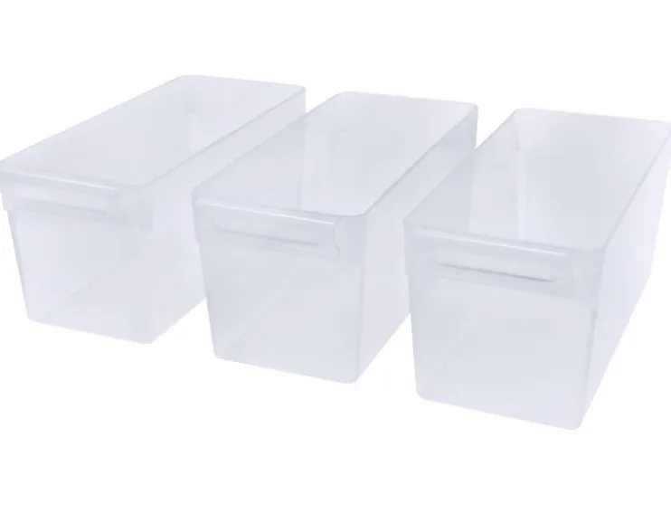 Organizador de nevera sin tapa, juego de 3, 5 L.