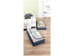Organizador textil, de material resistente.