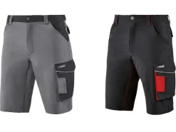 Pantalón corto de trabajo elástico para hombre