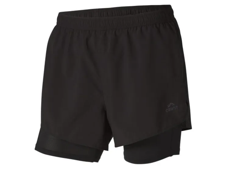 Pantalón corto funcional de hombre con culotte interior ciclista.