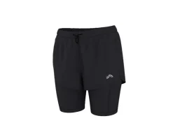 Pantalón corto funcional de mujer, 2 en 1.