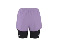 Pantalón corto funcional de mujer, 2 en 1.