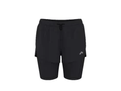 Pantalón corto funcional de mujer, 2 en 1.