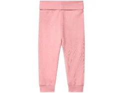 Pantalón de chándal para bebé de lana/seda prémium.