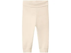 Pantalón de chándal para bebé de lana/seda prémium.