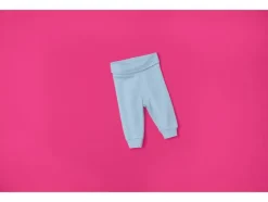 Pantalón de chándal para bebé de lana/seda prémium.