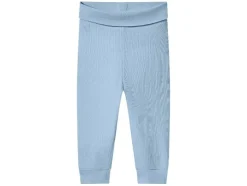Pantalón de chándal para bebé de lana/seda prémium.