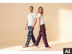 Pantalón de pijama de franela para mujer