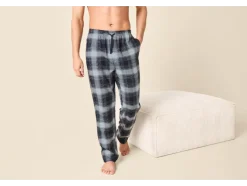 Pantalón de pijama de franela para hombre