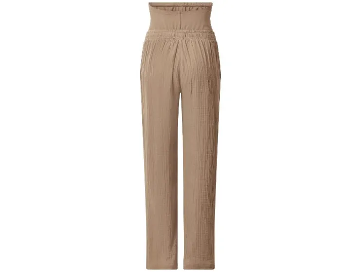 Pantalón de premamá de muselina para mujer