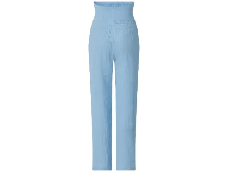 Pantalón de premamá de muselina para mujer
