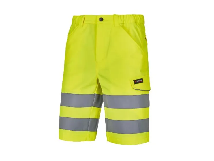 Pantalón de trabajo para hombre de tejido softshell de 3 capas.