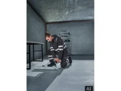 Pantalón de trabajo softshell reflectante para hombre
