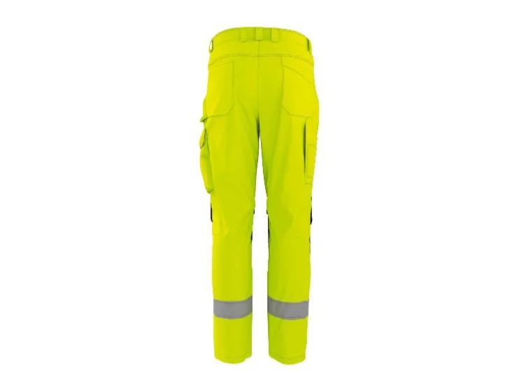 Pantalón de trabajo softshell reflectante para hombre