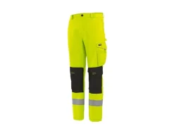 Pantalón de trabajo softshell reflectante para hombre