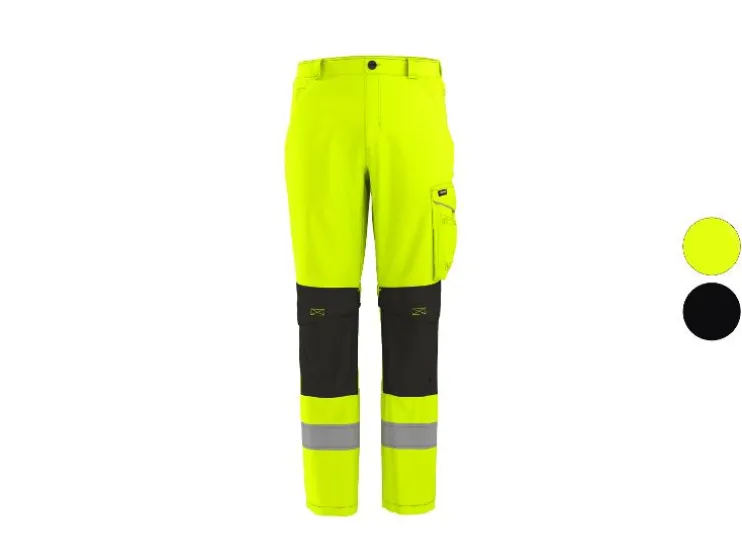 Pantalón de trabajo softshell reflectante para hombre