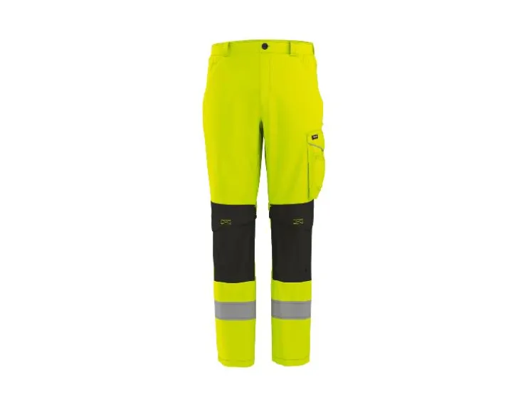 Pantalón de trabajo softshell reflectante para hombre