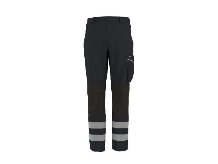 Pantalón de trabajo softshell reflectante para hombre