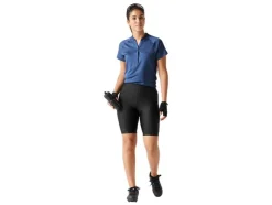 Pantalón pirata / ciclista funcional de mujer, con badana.