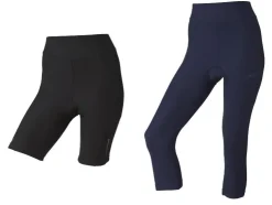 Pantalón pirata / ciclista funcional de mujer, con badana.