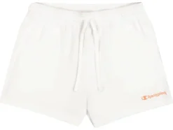Pantalones cortos de felpa para mujer con cintura elástica de talle medio.