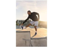 Pantalones cortos de felpa para hombre, con algodón.