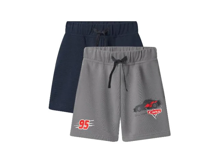 Pantalones cortos de felpa para niños »Peppa Pig / Bluey / Spiderman / Cars«, 2 unidades.