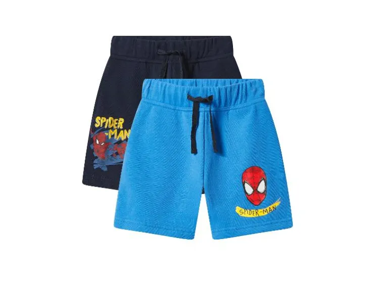 Pantalones cortos de felpa para niños »Peppa Pig / Bluey / Spiderman / Cars«, 2 unidades.