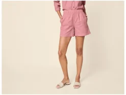 Pantalones cortos de mujer con lino