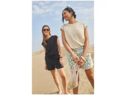 Pantalones cortos de mujer con lino