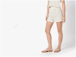 Pantalones cortos de mujer, con estructura de punto de moda.