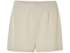 Pantalones cortos de mujer, con estructura de punto de moda.