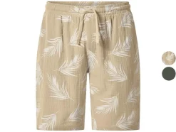Pantalones cortos de muselina para hombre