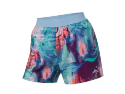 Pantalones cortos funcionales de mujer, con cintura cómoda y elástica.