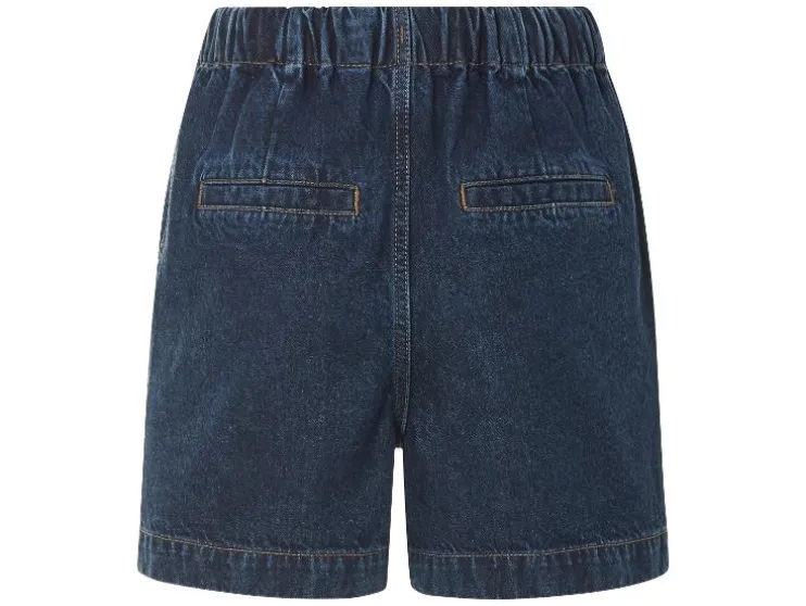 Pantalones cortos vaqueros de mujer, talle medio.