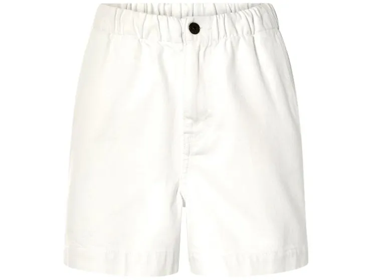 Pantalones cortos vaqueros de mujer, talle medio.
