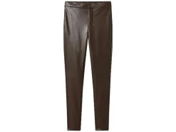 Pantalones jeggings de mujer, corte slim, tiro normal.