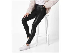 Pantalones jeggings de mujer, corte slim, tiro normal.