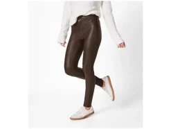 Pantalones jeggings de mujer, corte slim, tiro normal.