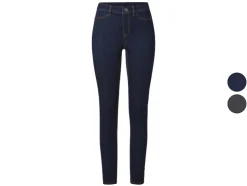 Pantalones jeggings de mujer, corte entallado, tiro regular.