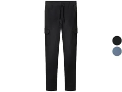 Pantalones joggers cargo de mezclilla para hombre