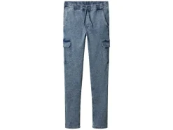 Pantalones joggers cargo de mezclilla para hombre