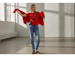 Pantalones jogger vaqueros de mujer, talle normal.