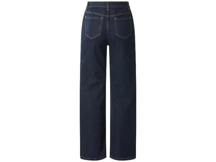 Pantalones vaqueros de mujer, pernera ancha, tiro alto.