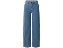 Pantalones vaqueros de mujer, pernera ancha, tiro alto.