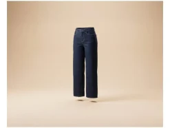 Pantalones vaqueros de mujer, pernera ancha, tiro alto.